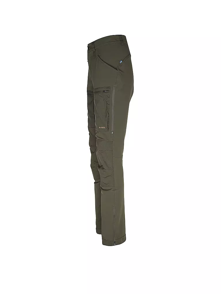 FJÄLLRÄVEN | Damen Wanderhose Keb Agile Winter | schwarz