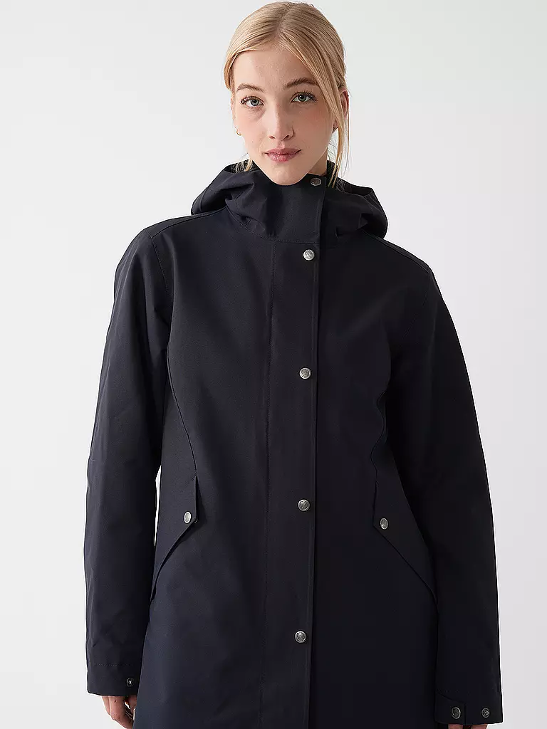 FJÄLLRÄVEN | Damen Winterparka Visby 3in1 Hoodie | dunkelblau