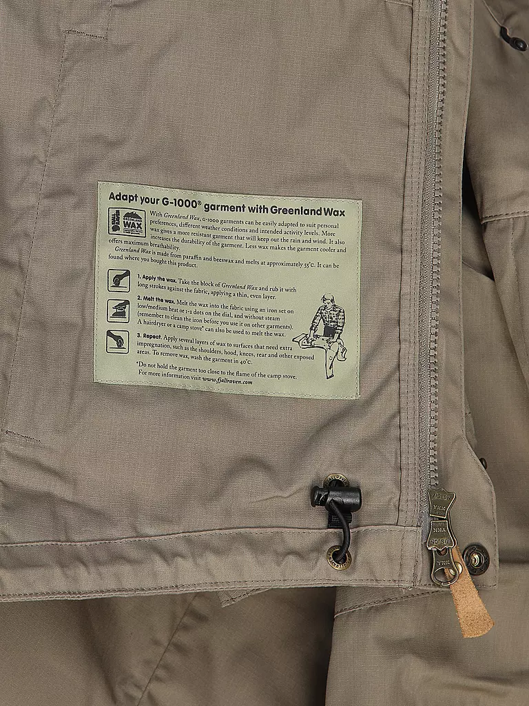 FJÄLLRÄVEN | Herren Parka Skogsö G-1000 | hellbraun