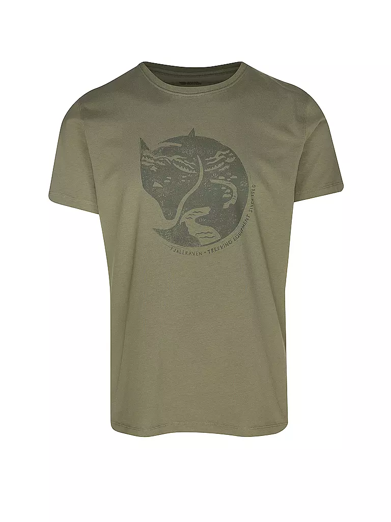 FJÄLLRÄVEN | Herren T-Shirt Arctic Fox | dunkelgrün