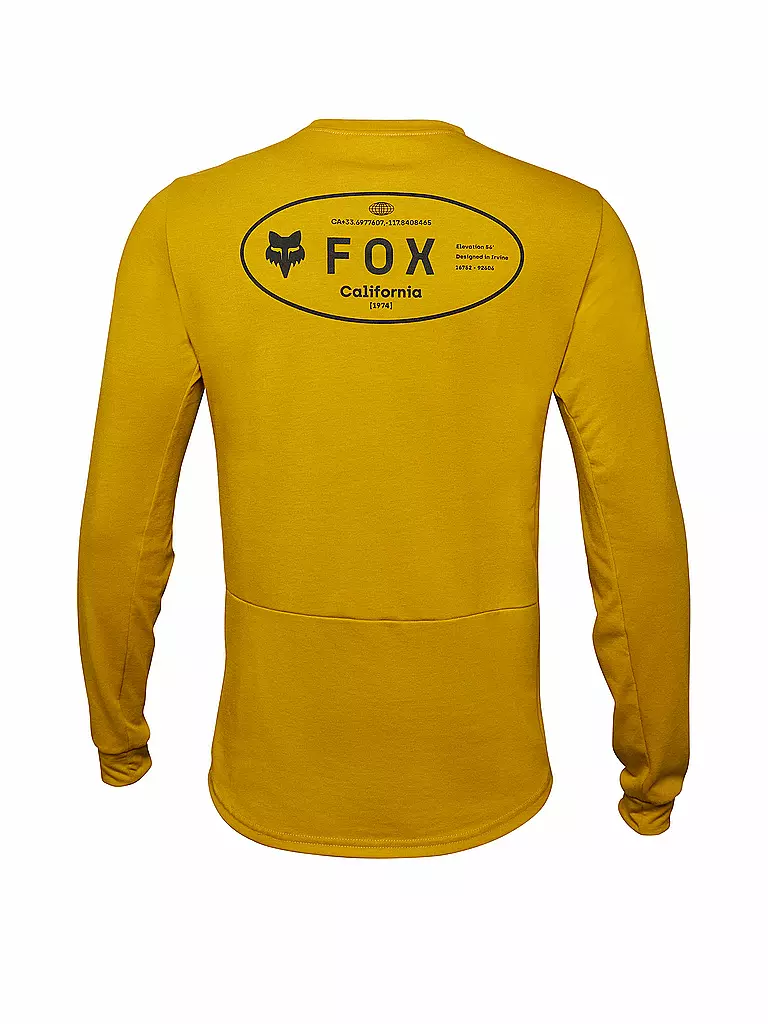 FOX | Herren Winter Radshirt Ranger drirelease® | gelb