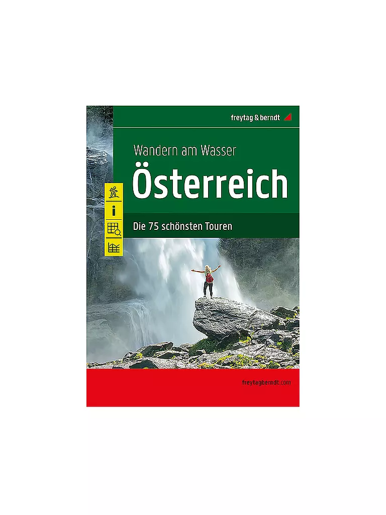 FREYTAG & BERNDT | Wanderkarte Wandern am Wasser Österreich Maßstab 1:50.000 | keine Farbe