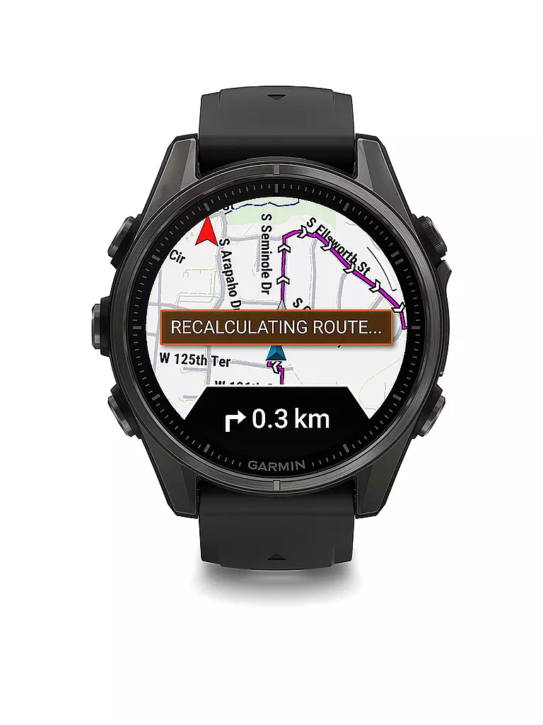 GARMIN |  GPS-Multisport-Smartwatch Fenix 8 Amoled Sapphire  43mm | schwarz