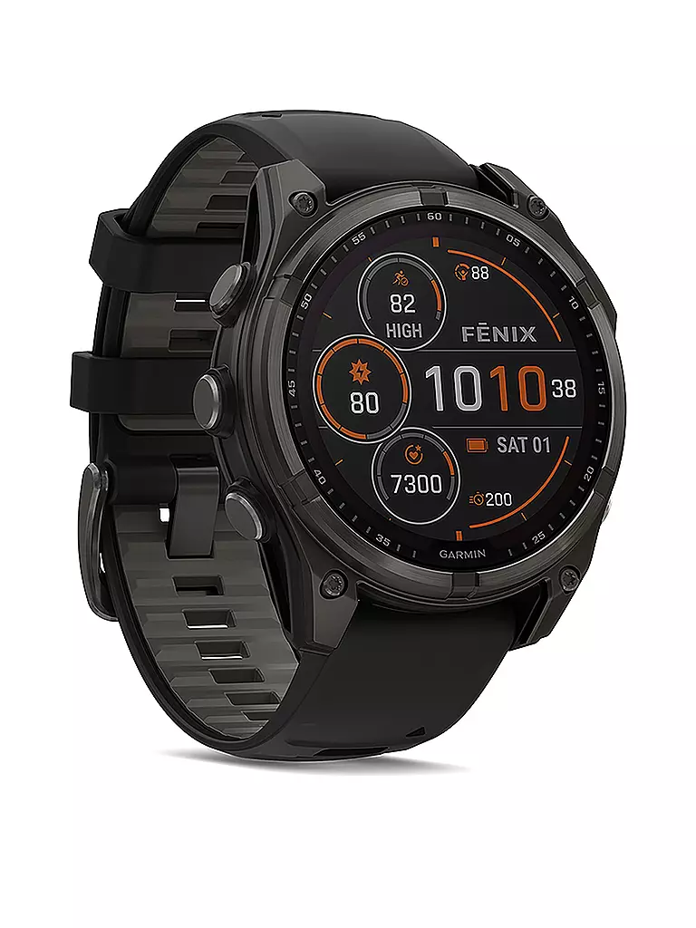 GARMIN |  GPS-Multisport-Smartwatch Fenix 8 Solar Sapphire  47mm | grau