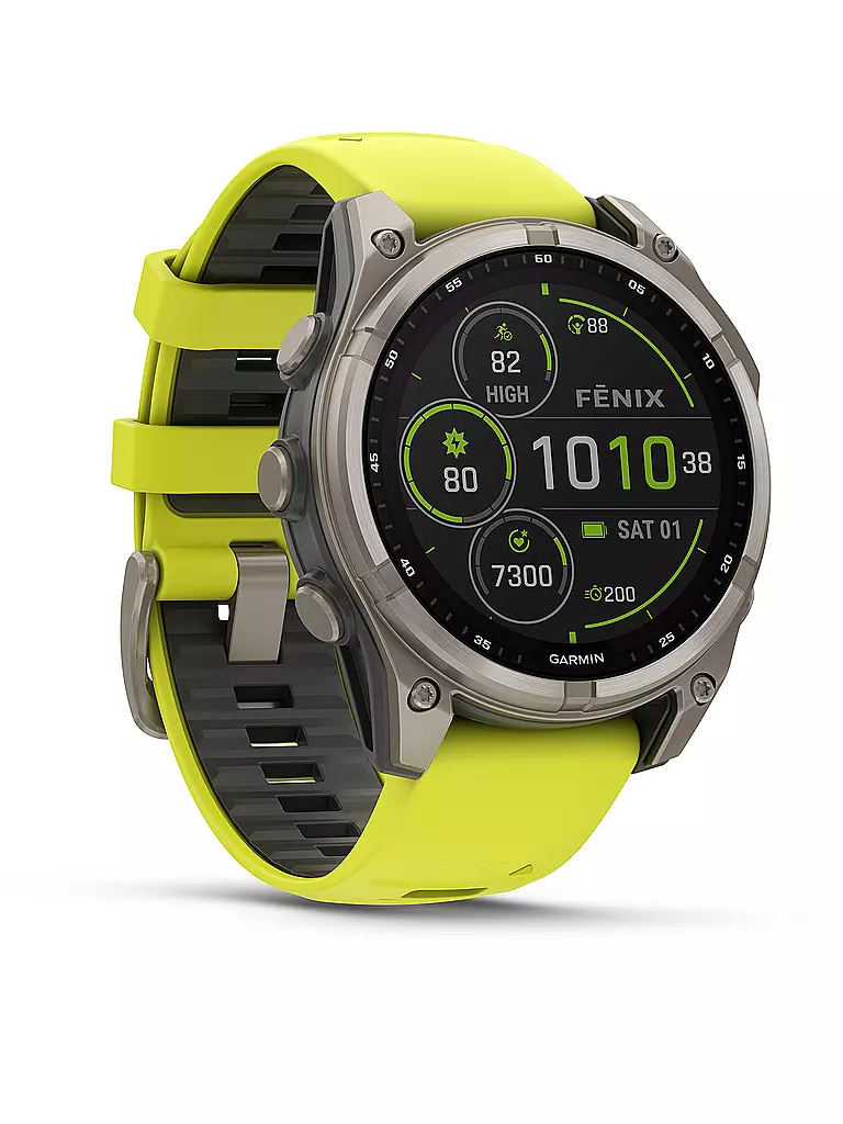 GARMIN |  GPS-Multisport-Smartwatch Fenix 8 Solar Sapphire  47mm | grau