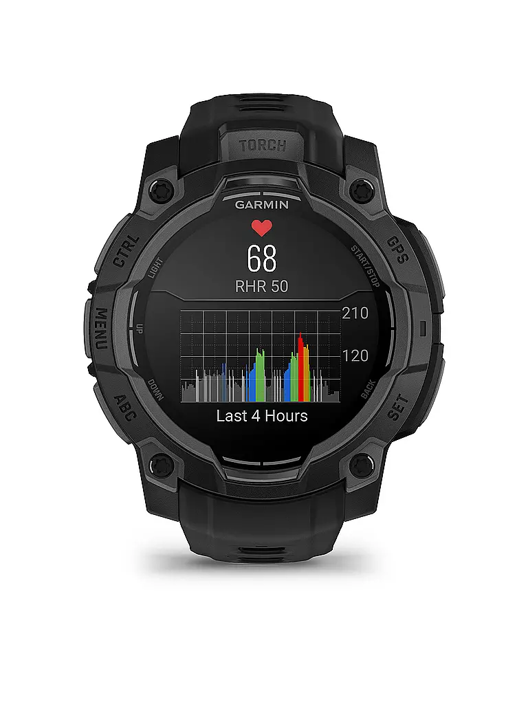 GARMIN | GPS-Multisport-Smartwatch Instinct® 3 45mm Amoled | schwarz