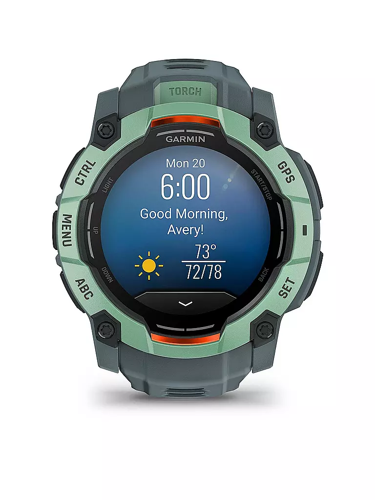 GARMIN | GPS-Multisport-Smartwatch Instinct® 3 50mm Amoled | hellgrün