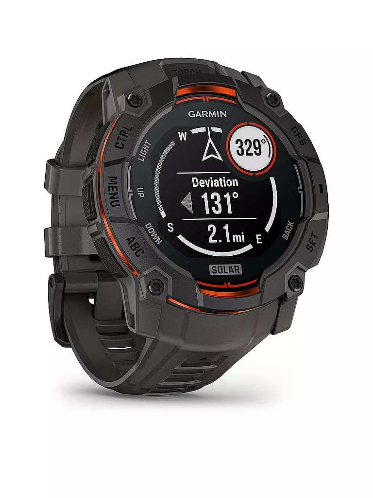 GARMIN | GPS-Multisport-Smartwatch Instinct® 3 50mm Solar | schwarz