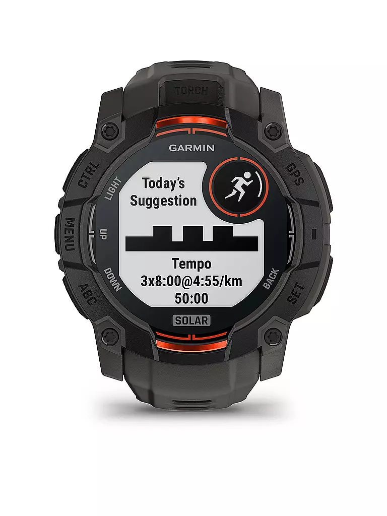 GARMIN | GPS-Multisport-Smartwatch Instinct® 3 50mm Solar | schwarz