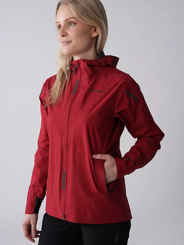 GOREWEAR | Damen Laufjacke Concurve Gore-Tex | lila