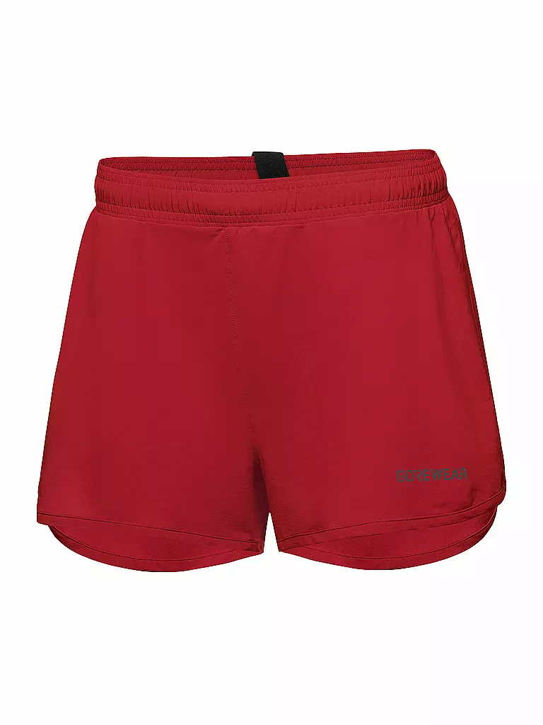 GOREWEAR | Damen Laufshort Concurve 3" | rot