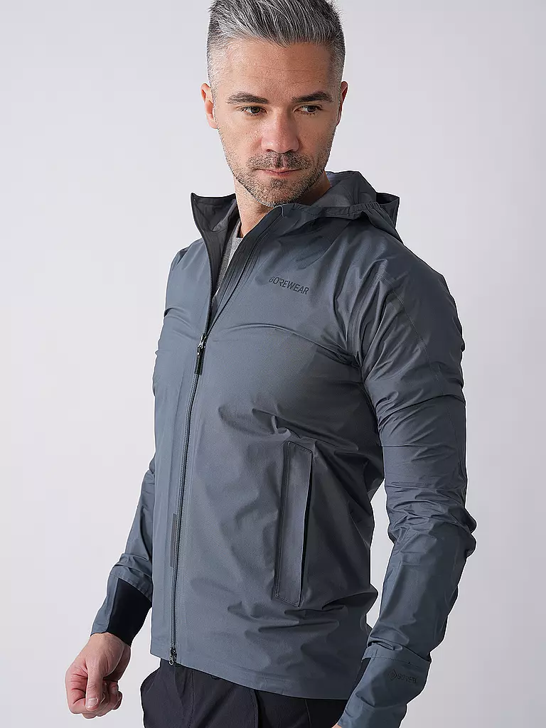 GOREWEAR | Herren Laufjacke Concurve Gore-Tex | dunkelblau