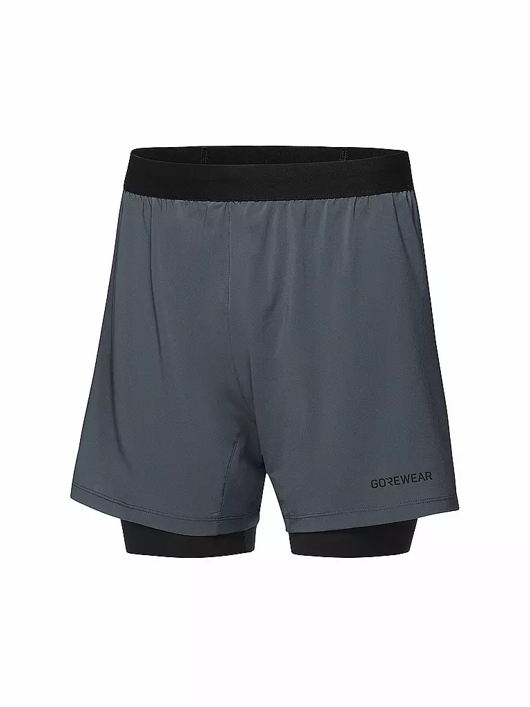 GOREWEAR | Herren Laufshort Concurve 5 2in1 | rot