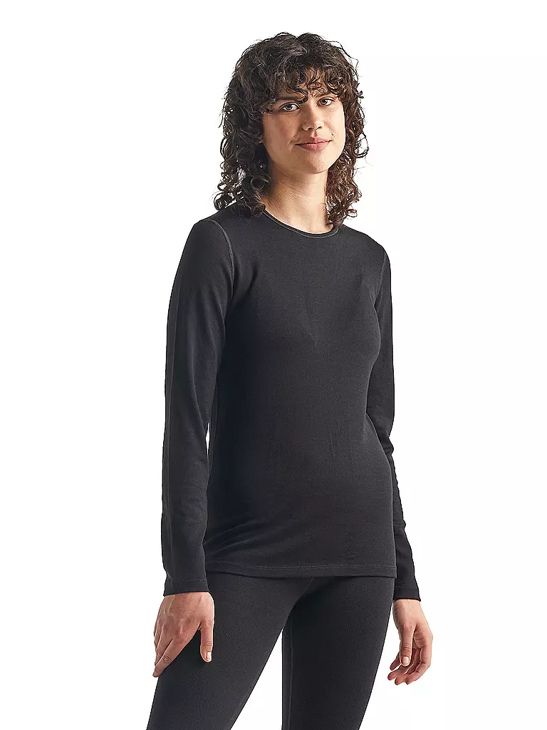 ICEBREAKER | Damen Funktionsshirt 260 Tech LS | schwarz