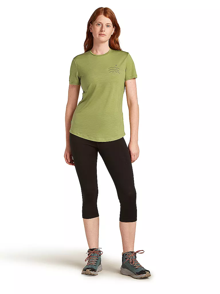 ICEBREAKER | Damen Funktionsshirt Across 125 Cool | olive