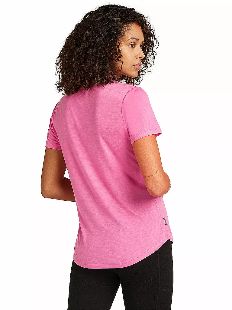 ICEBREAKER | Damen Funktionsshirt Across 125 Cool | rosa