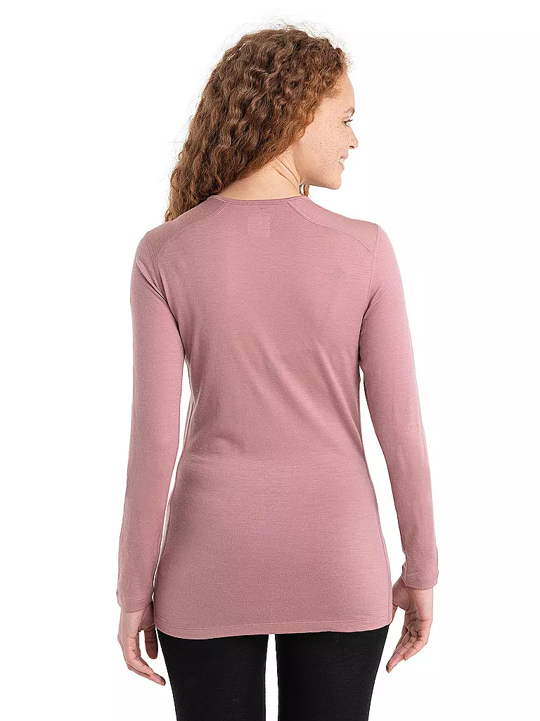 ICEBREAKER | Damen Funktionsshirt Merino 200 Oasis LS | rosa