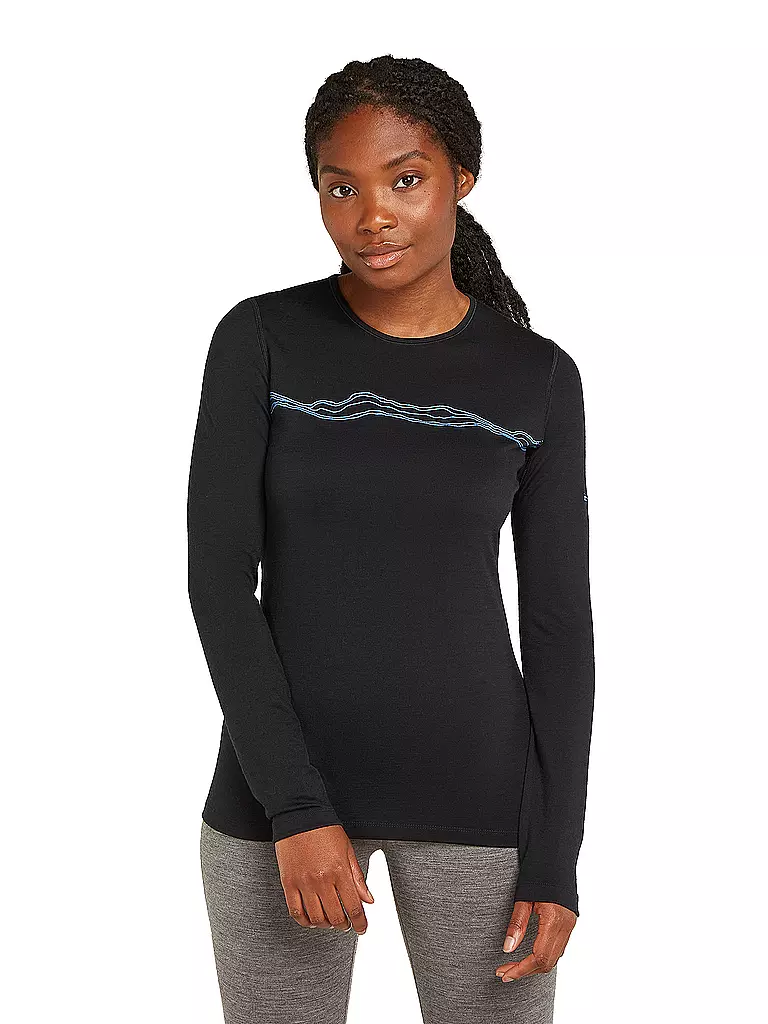 ICEBREAKER | Damen Funktionsshirt Mountain Pulse 200 | dunkelrot