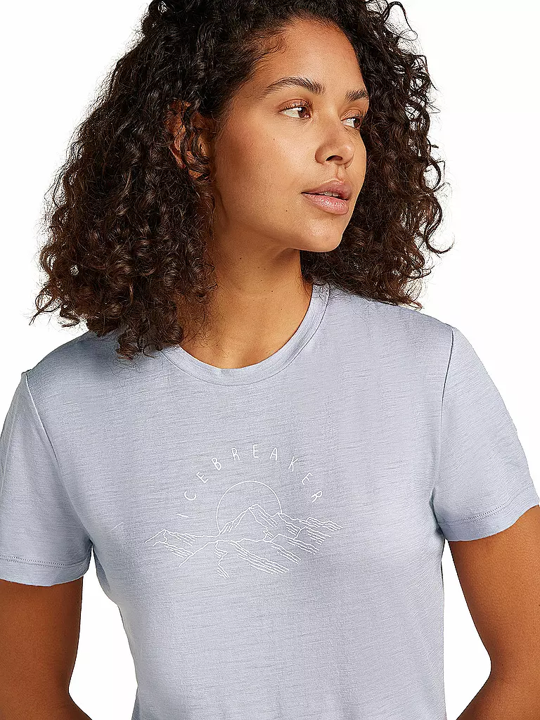 ICEBREAKER | Damen Funktionsshirt Sundrise 150 Tech | grau