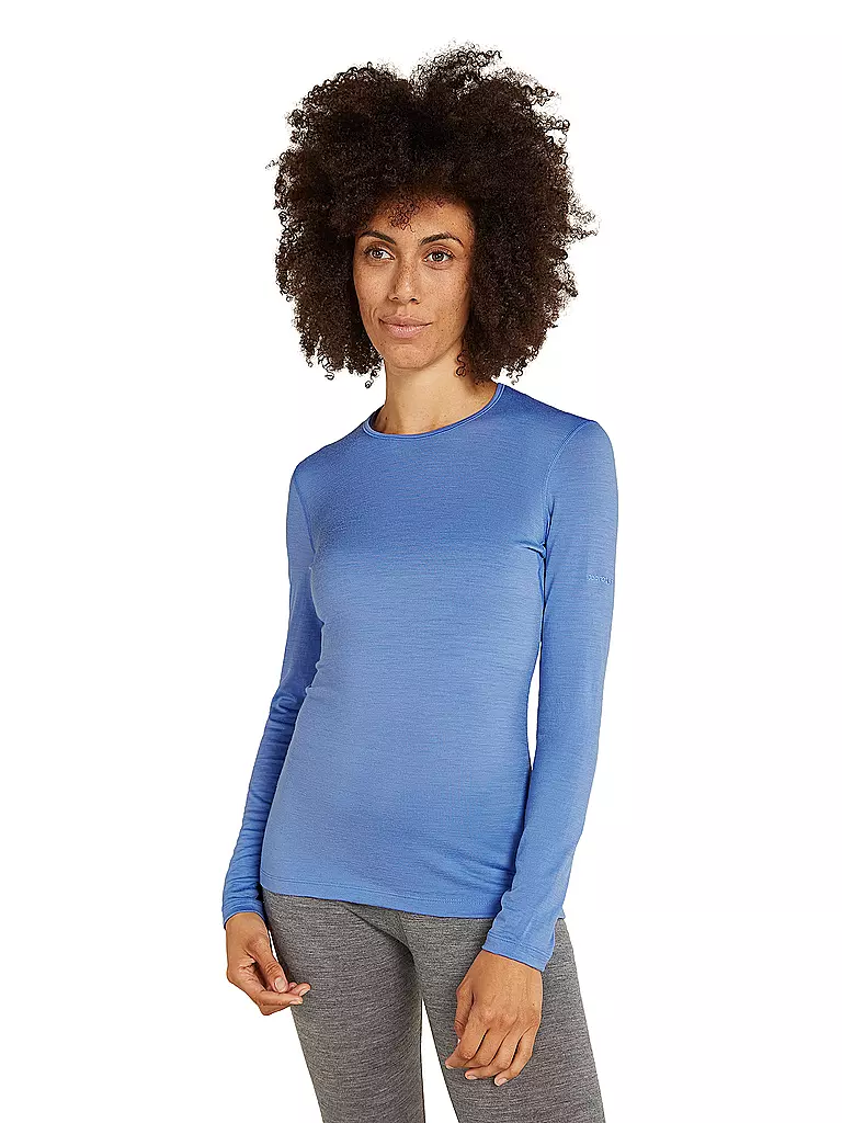 ICEBREAKER | Damen Unterzieh Shirt Oasis 200 | blau