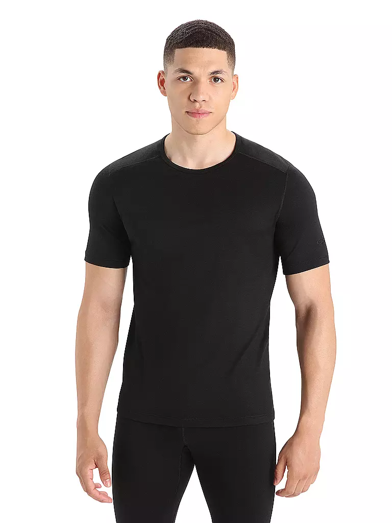 ICEBREAKER | Herren Funktionsshirt Merino 200 Oasis SS | schwarz