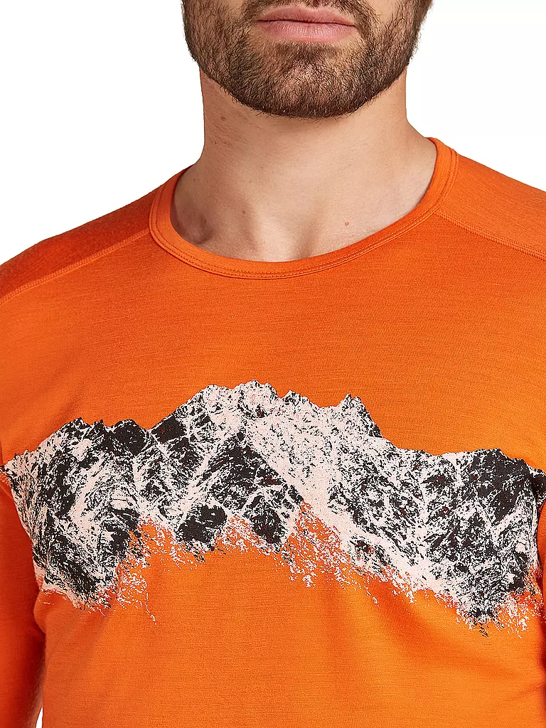 ICEBREAKER | Herren Funktionsshirt Merino 200 Oasis Thermo | orange