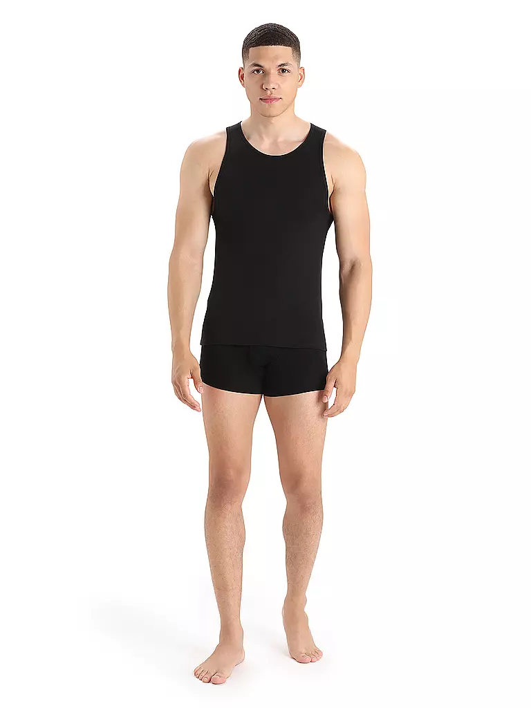 ICEBREAKER | Herren Tanktop Anatomica | schwarz