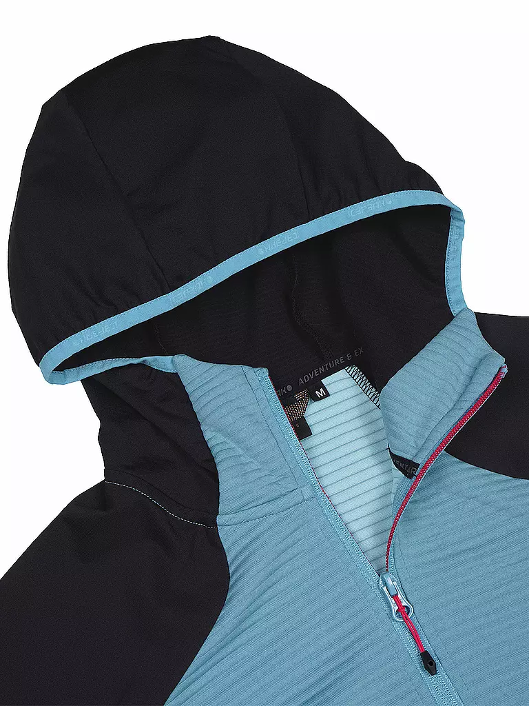 ICEPEAK | Damen Fleecejacke Basile Hoodie | hellblau