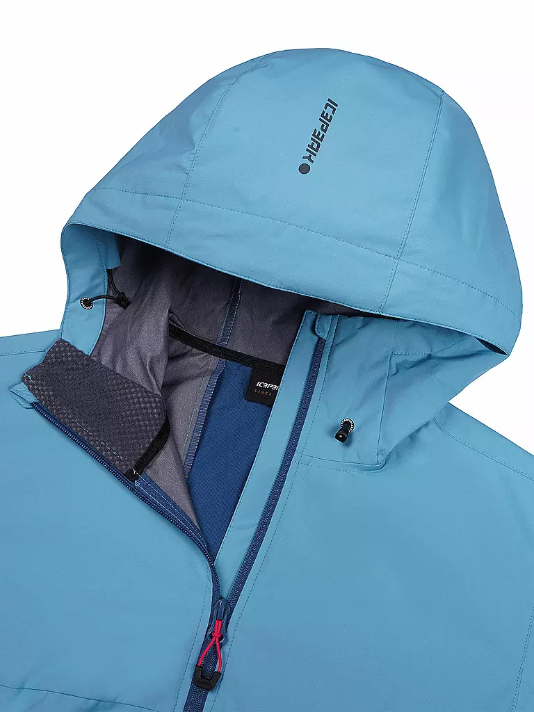 ICEPEAK | Damen Softshell Hybridjacke Bryant Hoodie | hellblau