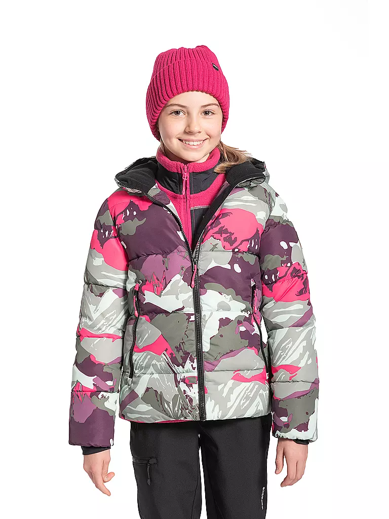 ICEPEAK | Mädchen Winterjacke Kirn Print Hoodie | hellgrün