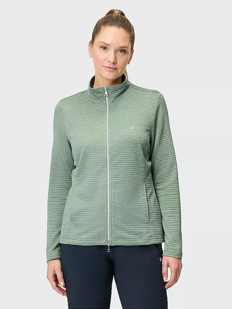 JOY | Damen Fitnessjacke Peggy | olive