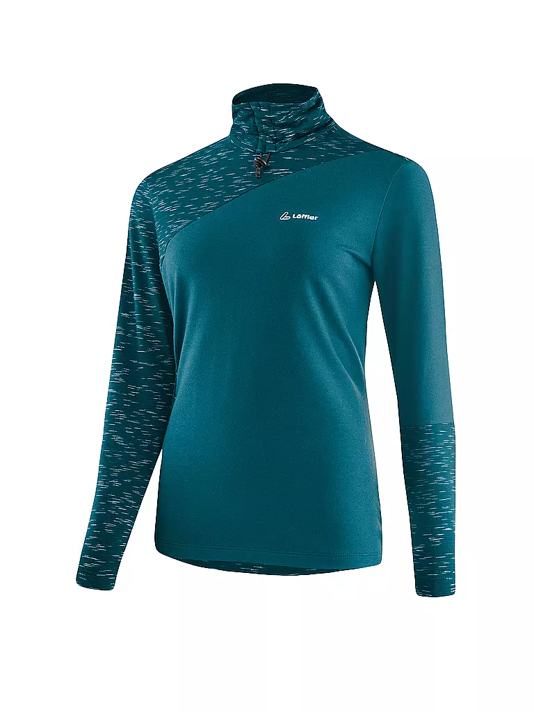 LÖFFLER | Damen Unterziehshirt TRANSTEX® Turtleneck Starlit | petrol