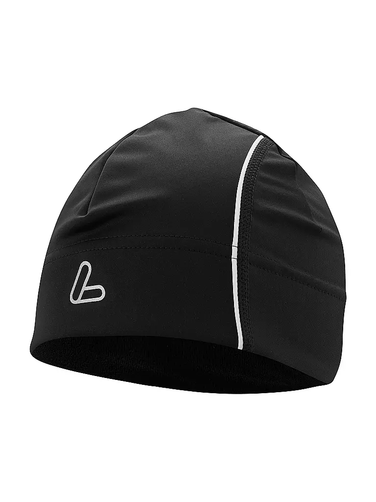 LÖFFLER | Herren Haube Windstopper | schwarz