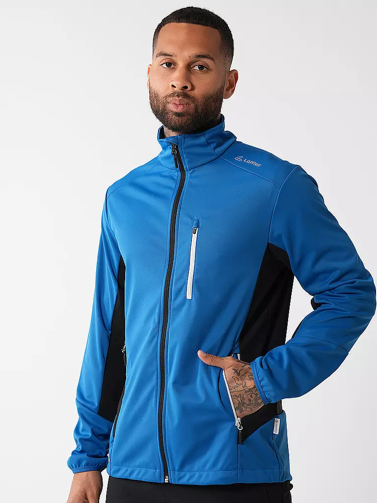 LÖFFLER | Herren Langlaufjacke Hyper CF WS Light | blau