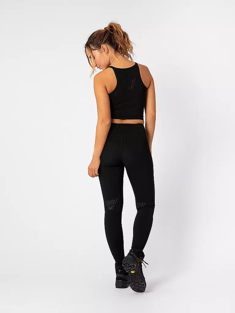 LAMUNT | Damen Funktionstop Lisa Tailor Cropped | schwarz