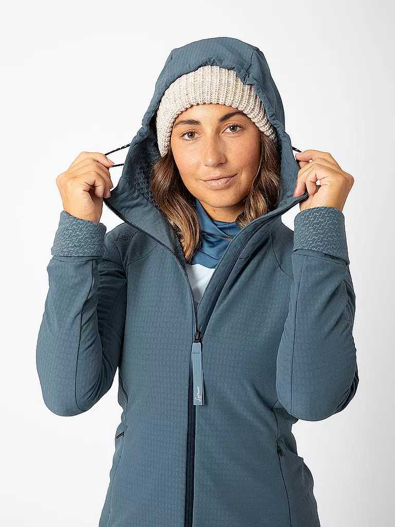 LAMUNT | Damen Wanderjacke Paola Tech Hoodie | dunkelblau