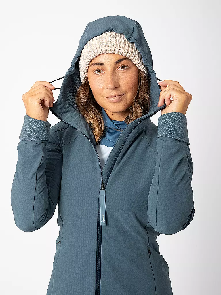 LAMUNT | Damen Wanderjacke Paola Tech Hoodie | blau