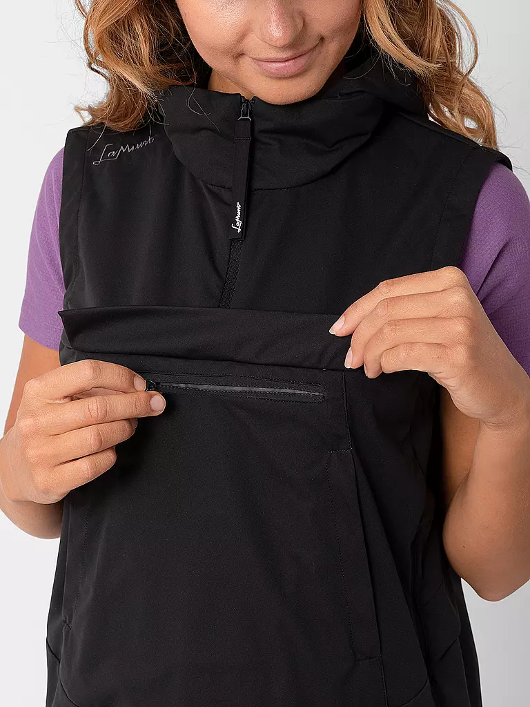 LAMUNT | Damen Weste Eliana Windproof | schwarz