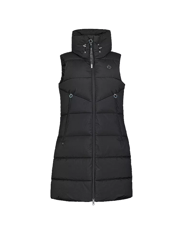 LUHTA | Damen Gilet Inkala | schwarz