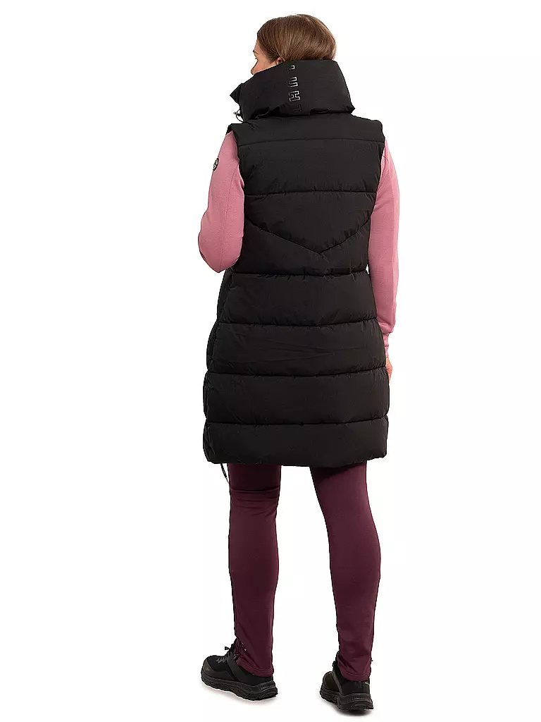 LUHTA | Damen Gilet Inkala | schwarz