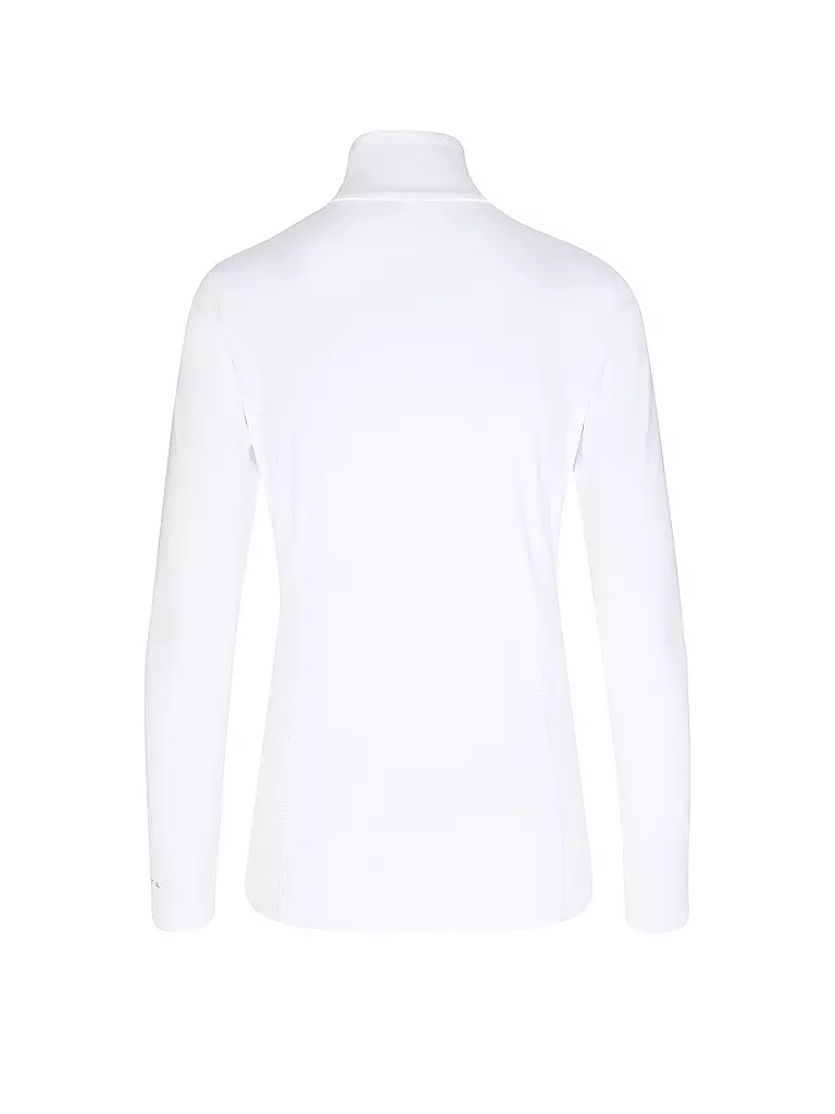 LUHTA | Damen Unterzieh Zipshirt Hailuoto | weiss