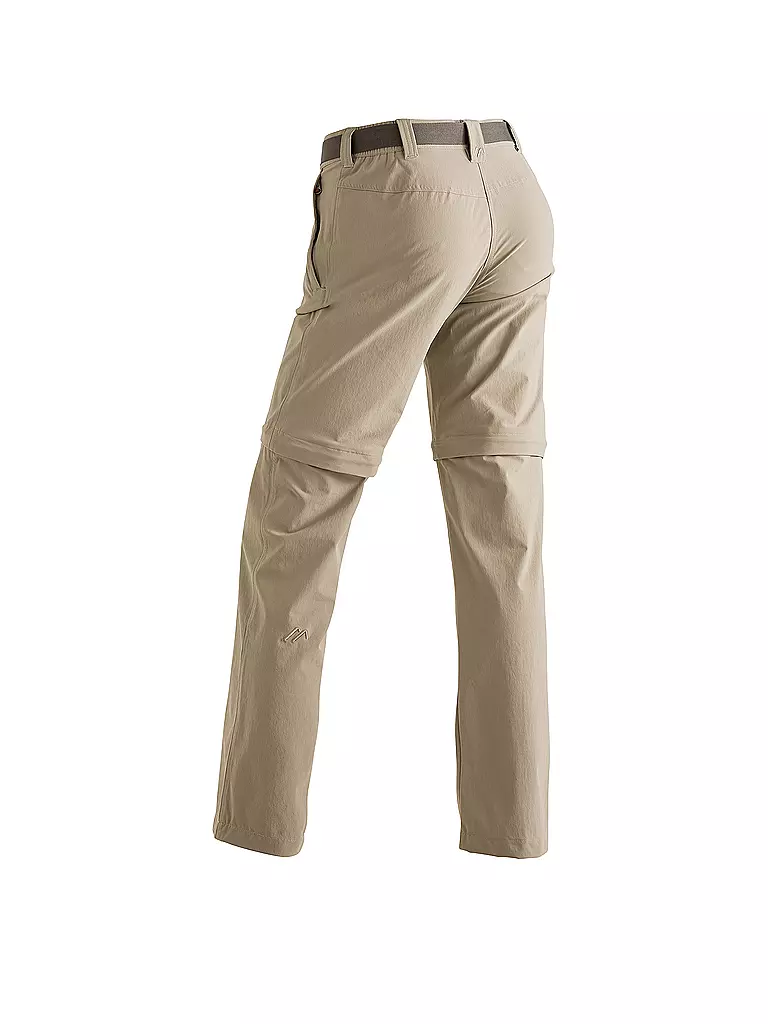 MAIER | Damen Wanderhose Nata2 ZipOff | beige