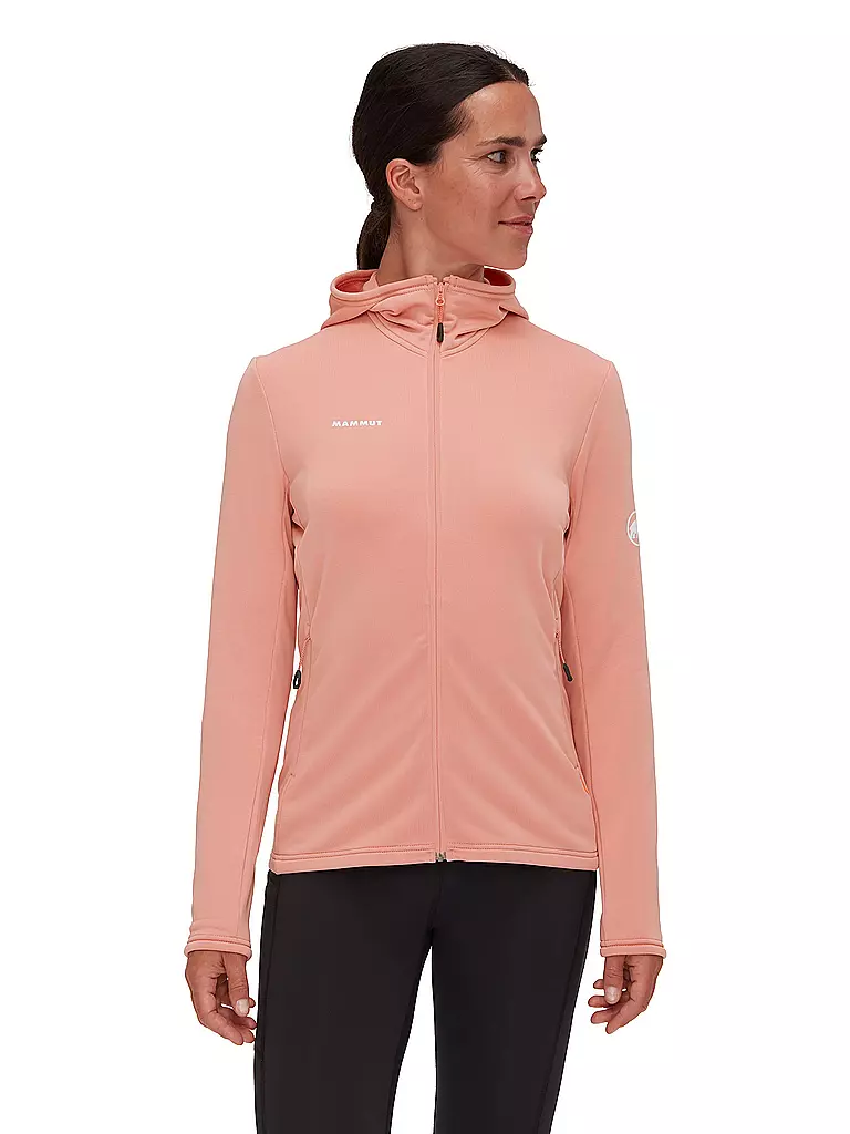 MAMMUT | Damen Fleecejacke Aconcagua Light ML Hoodie | rosa