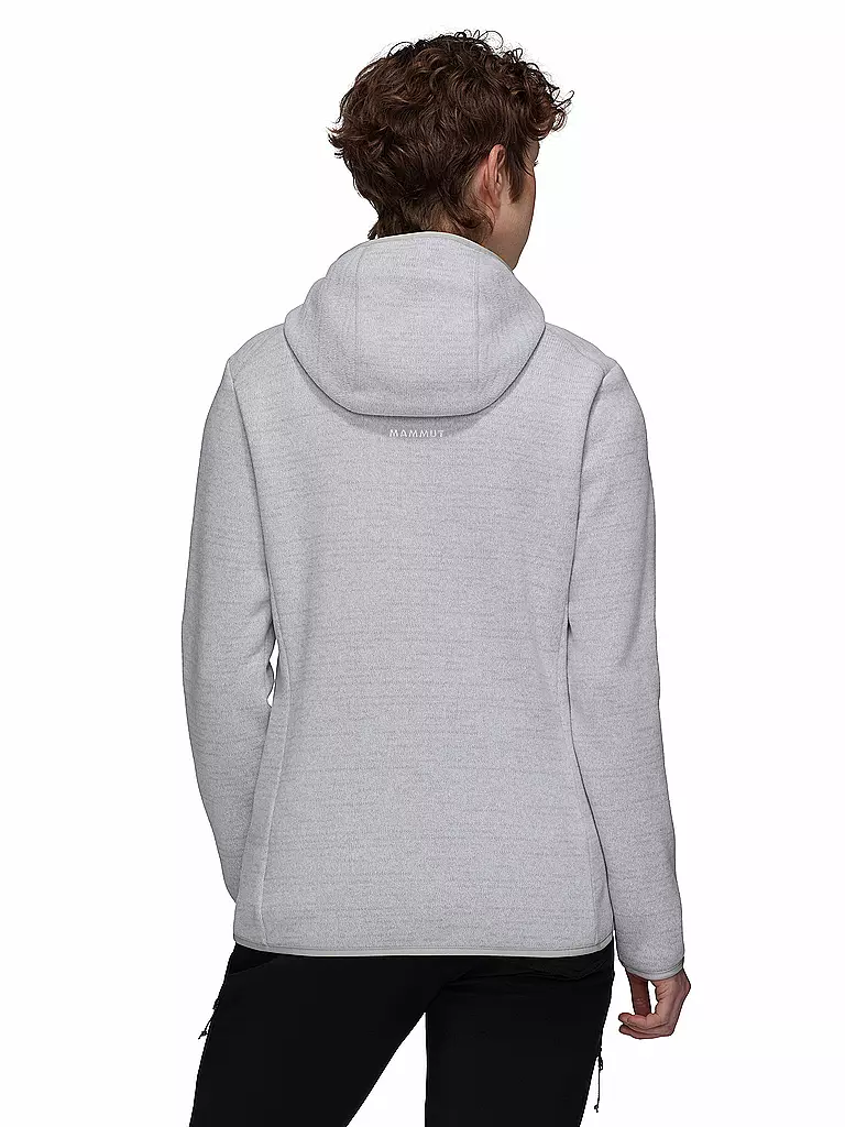 MAMMUT | Damen Fleecejacke Arctic IV Hoodie | hellgrau