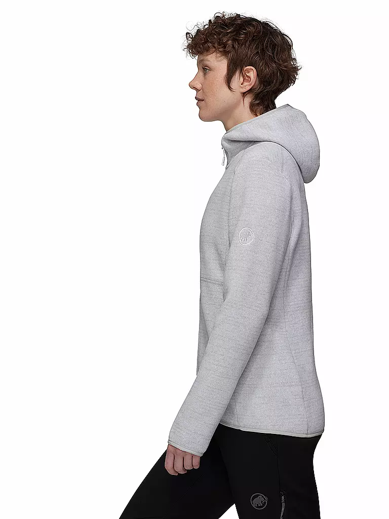 MAMMUT | Damen Fleecejacke Arctic IV Hoodie | hellgrau