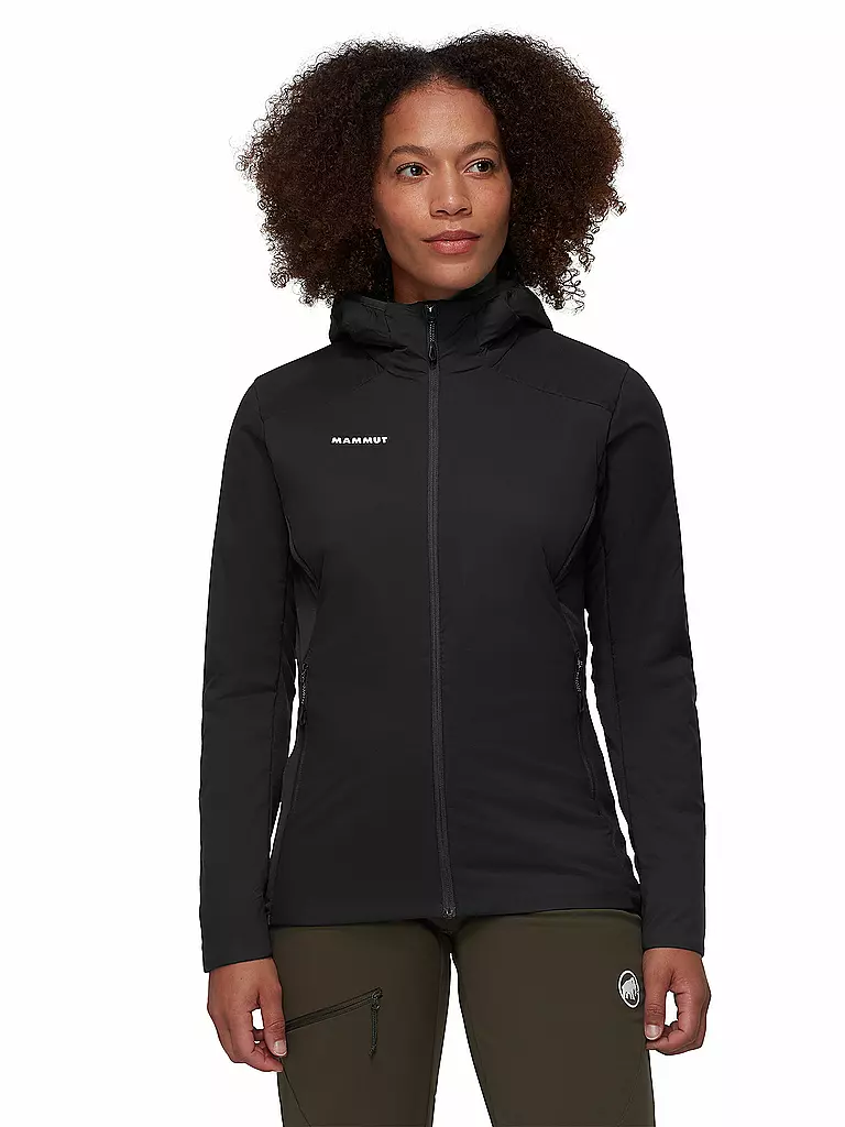 MAMMUT | Damen Isolationsjacke Rime Light IN Flex Hooded | schwarz