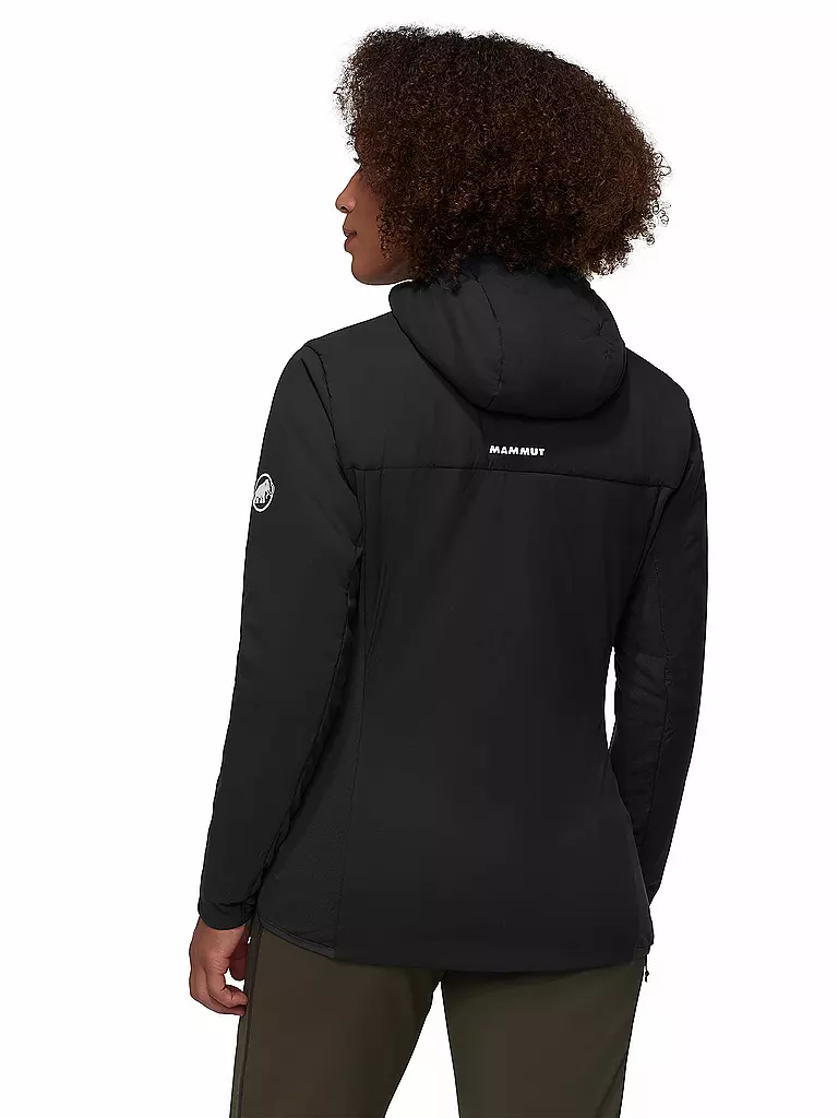 MAMMUT | Damen Isolationsjacke Rime Light IN Flex Hooded | schwarz