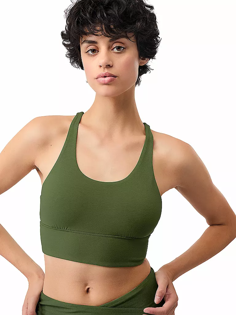 MANDALA | Damen Sport-BH New Studio Low Support | olive