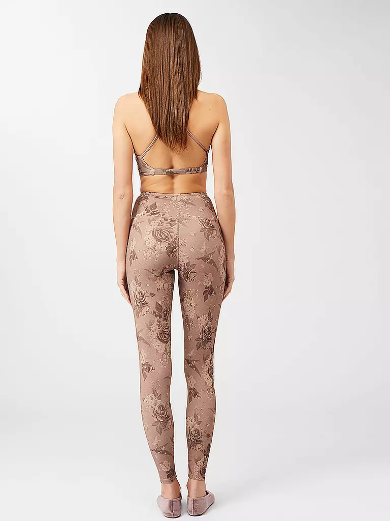 MANDALA | Damen Sport-BH Printed | braun