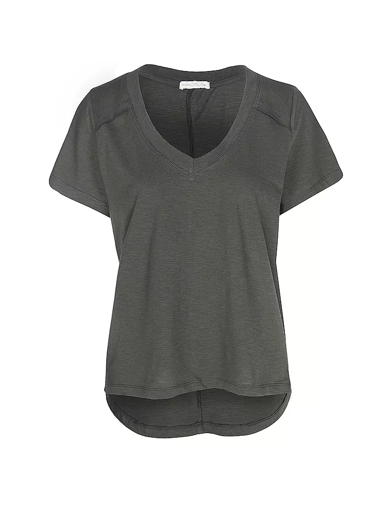 MANDALA | Damen Yogashirt The New V-Neck | olive